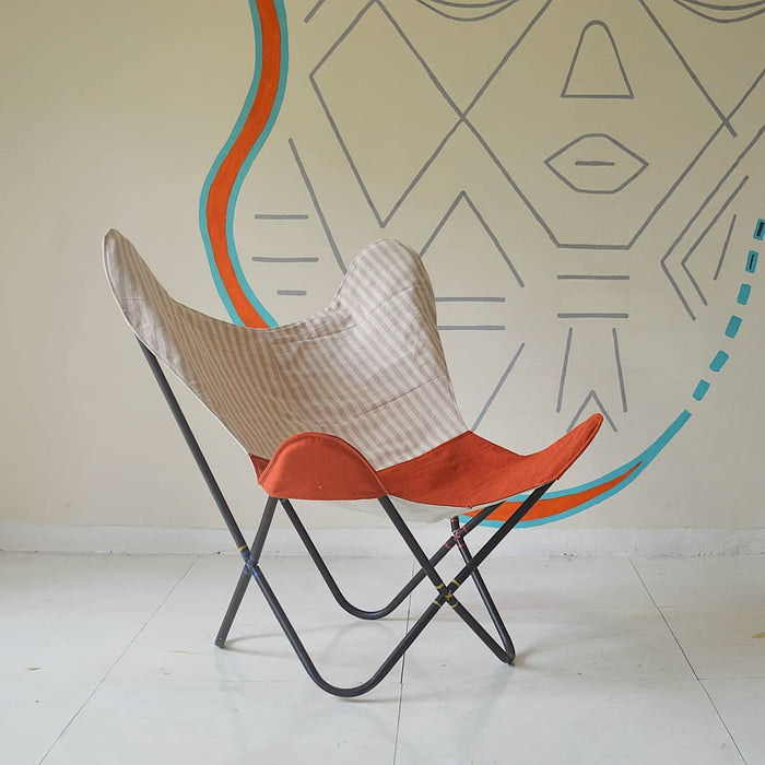 Arabian Nights/Rust Butterfly Chair